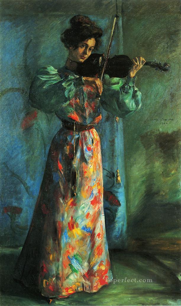 The Violinist Lovis Corinth Oil Paintings